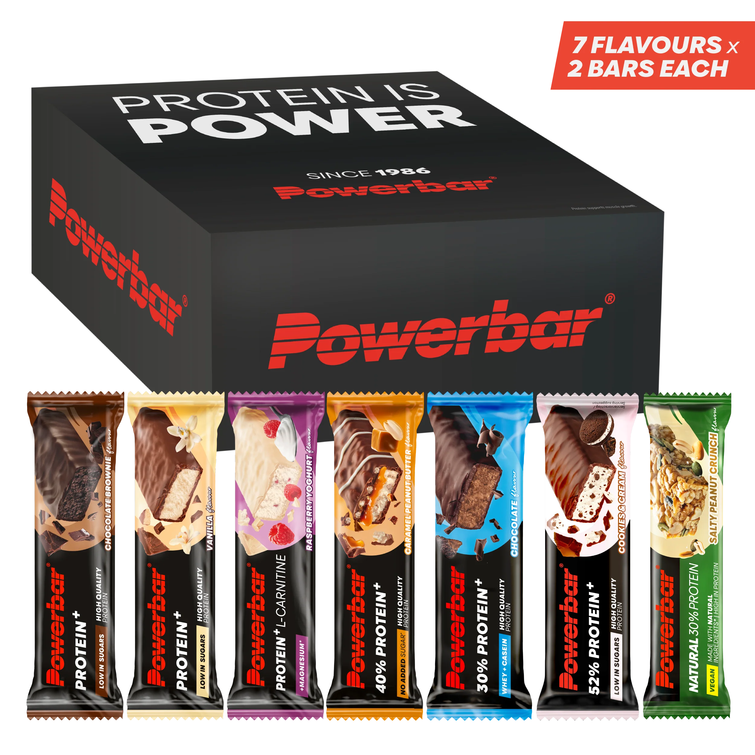 Protein Multiflavour Box - Protein Riegel